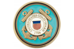 Coast Guard Keepsake Medallion with Color