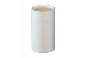 White Leather Personalized Scattering Tube Keepsake – Passages