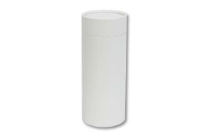 White Leather Personalized Scattering Tube Urn – Passages