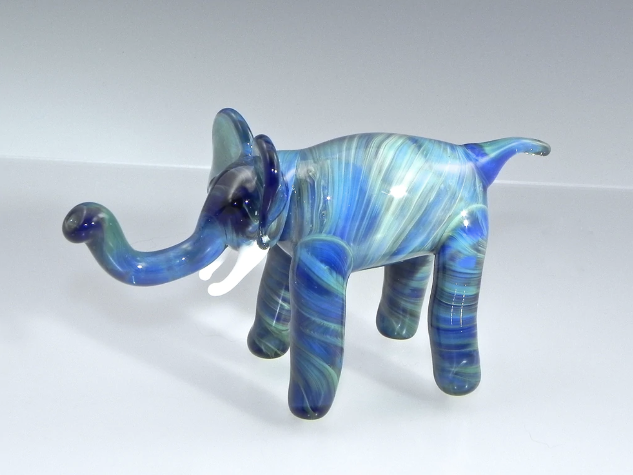 Elephant Standing Figurine with Cremation Ashes